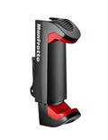 Suport smartphone Manfrotto MCPIXI, negru cu inserții roșii, prindere dublă