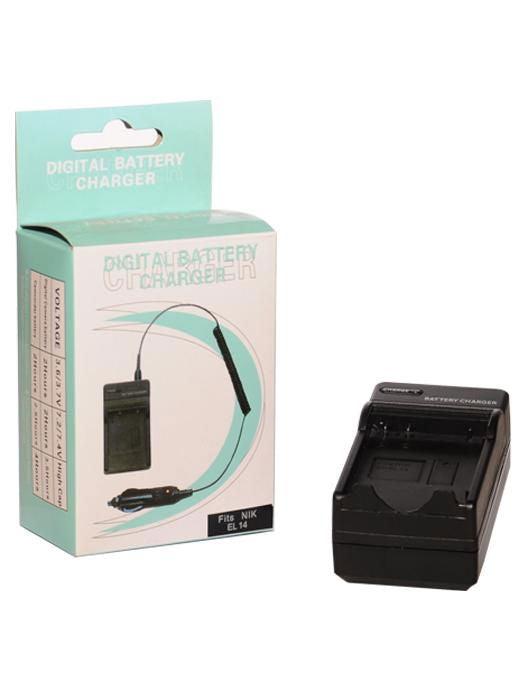 Digital Power Incarcator priza si bricheta auto compatibil Nikon EN-EL14 - View 1