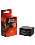 Lithium-ion battery pack and retail box for VW-VBD78 camcorder