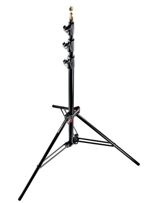 Pneumatic tripod stand with three legs and center height column
