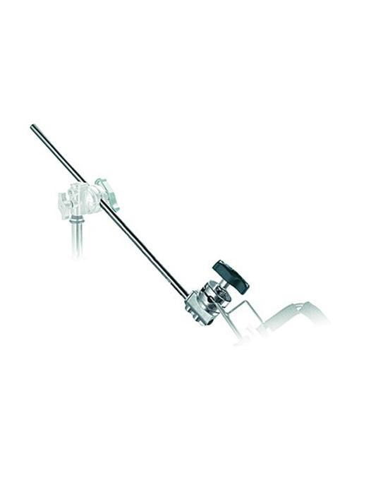 Metal tool arm with compass-style cap and clamp, silver finish, black adjustment knob