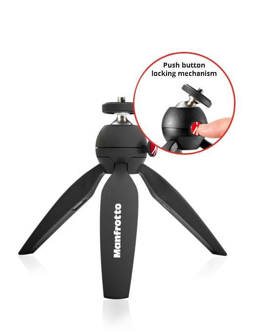 Resigilate: Manfrotto Pixi mini trepied foto Negru - View 2