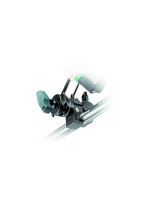 Cap compas cu super clamp, negru, cu manete verzi