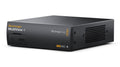 Multiview 4 video switcher, dark metal case with front ventilation grill