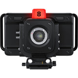 Studio Camera 4K Pro G2 front view showing lens sensor and control face