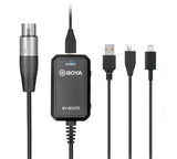 Adaptor audio BOYA BY-BCA70, cablu cu conectori pentru dispozitive mobile