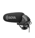 Boya BY-BM3030 shotgun mic with foam windscreen and shock mount