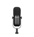 Microfon dinamic broadcast/podcast, negru, cu capsulă tip burete