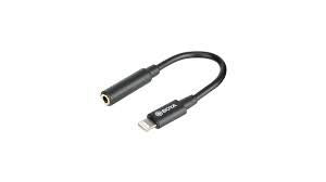 Boya BY-K3 adaptor mama 3.5mm TRRS la tata lightning - View 1