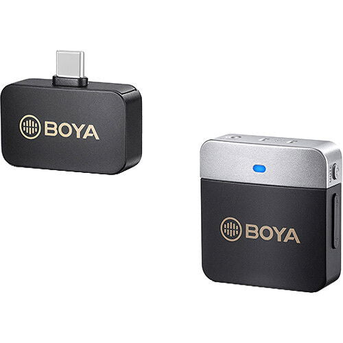 Transmițător lavalier wireless USB‑C negru