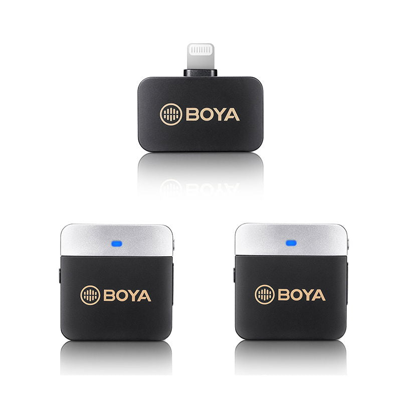 Boya BY-M1V6 lavaliera wireless dubla pentru iOS - View 1