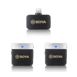 Boya BY-M1V6 lavaliera wireless dubla pentru iOS - View 1