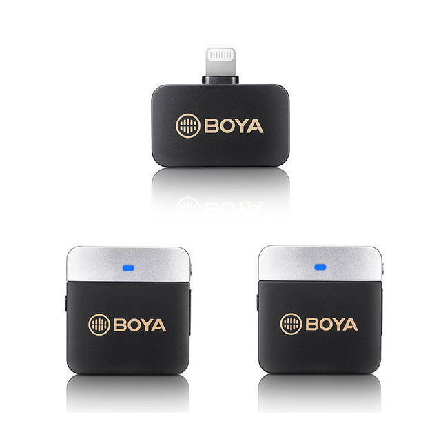 Boya BY-M1V6 lavaliera wireless dubla pentru iOS - View 1