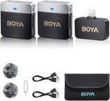 Boya BY-M1V6 lavaliera wireless dubla pentru iOS - View 2
