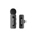 Wireless ultracompact mic system with foam windscreen and Lightning connector module