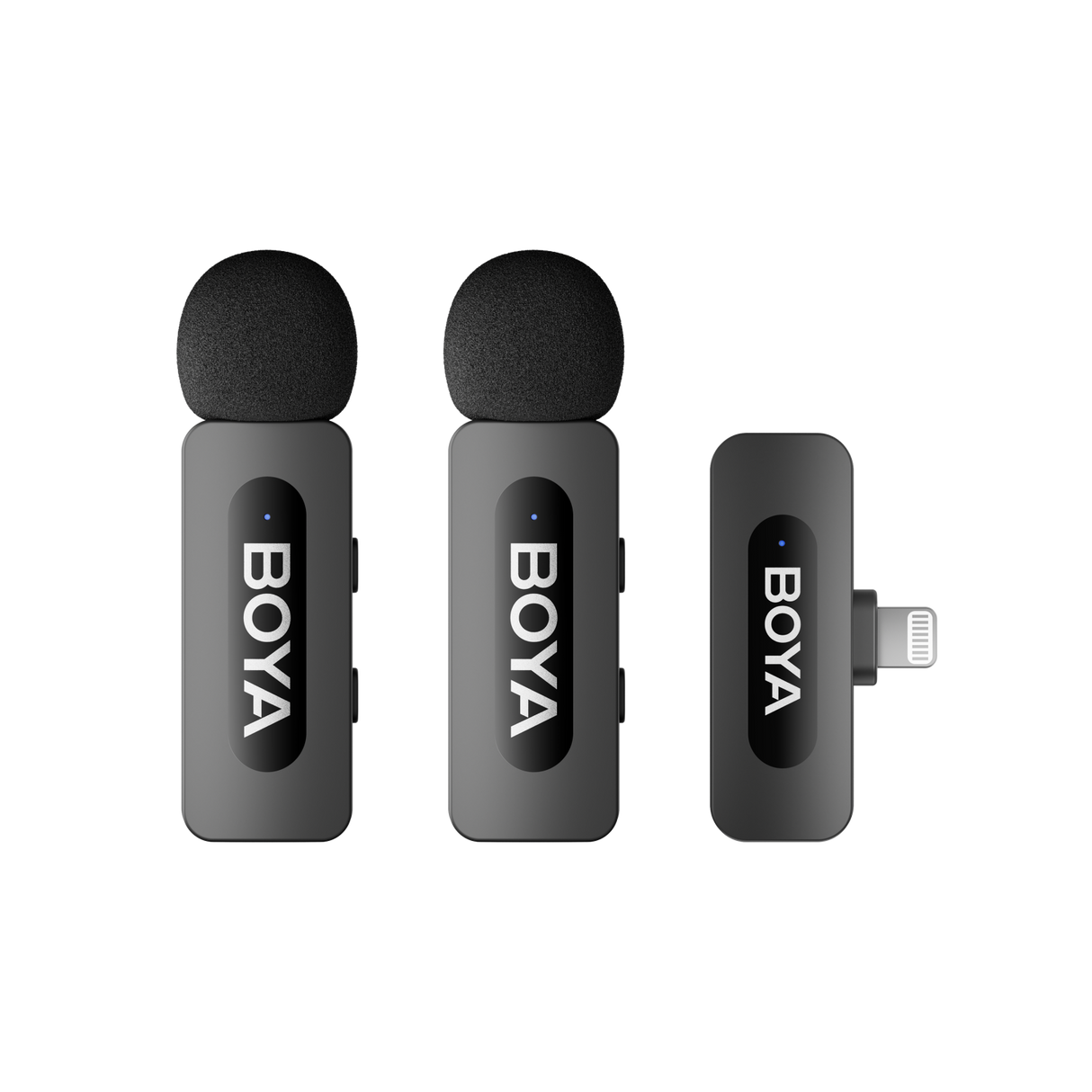 Boya BY-V2 Sistem de microfon wireless dubla ultracompacta pentru iOS (lightning) - View 1