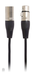 3m XLR-C3 microphone cable with two male XLR connectors, black jacket