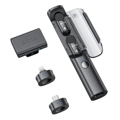 Boya Magic sistem de microfoane wireless 3 in 1, 2.4 GHz (USB-C, lightning) - View 1