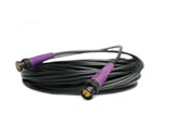 Cablu RG-59 mini, BNC la BNC, 5 m; mufe mov pe cablu negru