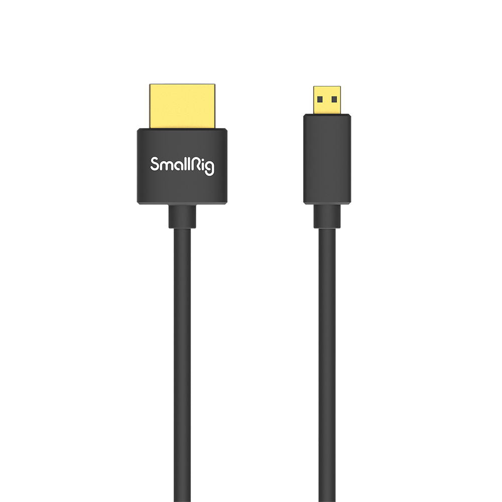 SmallRig 3043 Cablu Full HDMI - Micro HDMI 4K Ultra Slim (D la A) 55 cm - View 1