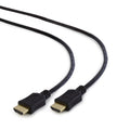 4K HDMI cable with black jacket, two male HDMI connectors side by side