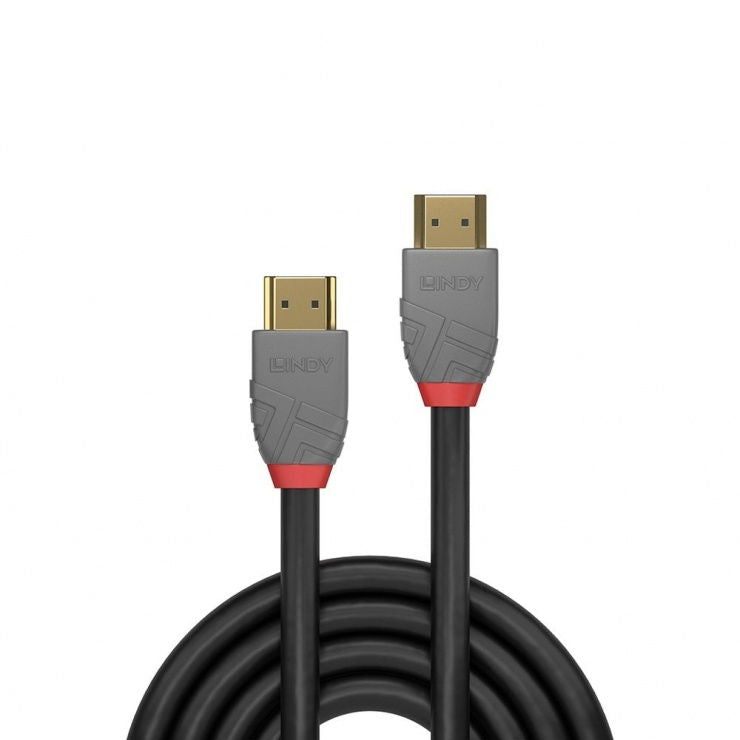 Lindy Cablu HDMI Ultra HD 4K Anthra Line T-T 0.3M - View 2
