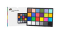 ColorChecker Classic color chart with multi-color square swatches and scale markings
