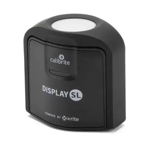 Black Display SL colorimeter angled view with top handle cutout and front label