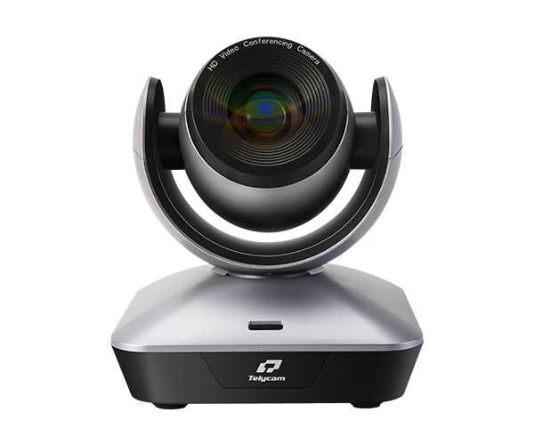 Telycam PTZ Full HD 1080 conferencing camera with motorized zoom lens, black and silver