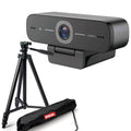 Kit Lector Camera Web Full HD 1080 USB 2MP microfon incorporat si trepied - View 1