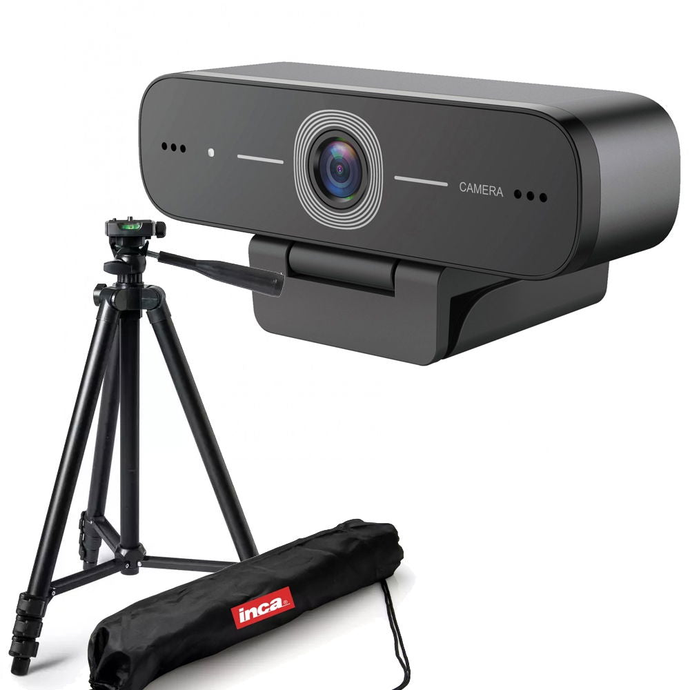 Kit Lector Camera Web Full HD 1080 USB 2MP microfon incorporat si trepied - View 1