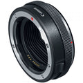 Lens mount control adapter ring, black with textured grip and metal contacts