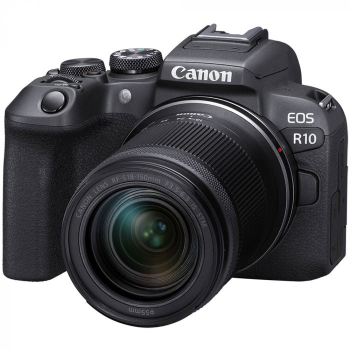 Aparat foto Canon EOS R10 negru cu obiectiv 18-150mm