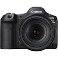 EOS R5 Mark II mirrorless camera kit, front view with 24-105mm lens