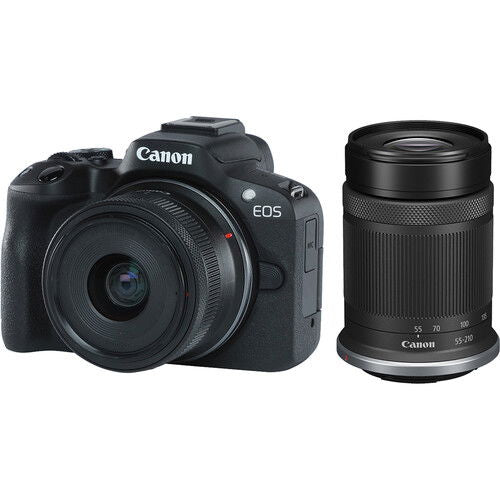 Canon EOS R50 Kit Dual RF-S 18-45mm + RF 55-210mm – PhotoSetup