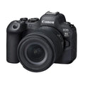 Aparat foto Canon EOS R6 Mark II cu obiectiv montat, carcasă neagră