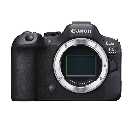 Aparat foto Canon EOS R6 Mark II cu montură de obiectiv, carcasă neagră