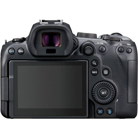 Corpul aparatului foto Canon EOS R6 Mark II, spate, ecran LCD și vizor