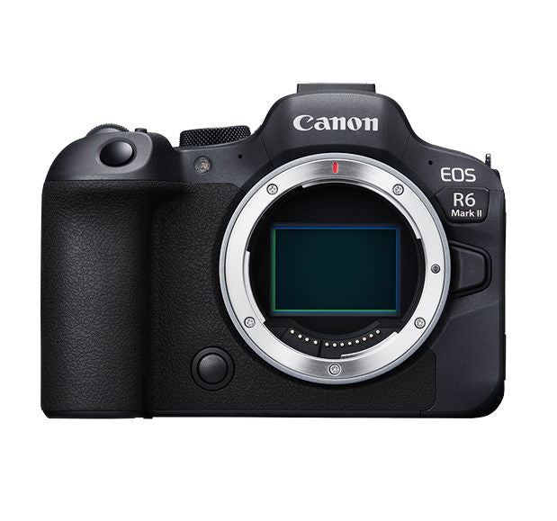 Corpul aparatului foto Canon EOS R6 Mark II, negru, cu montură obiectiv