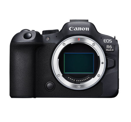 Corpul aparatului foto Canon EOS R6 Mark II, negru, cu montură obiectiv