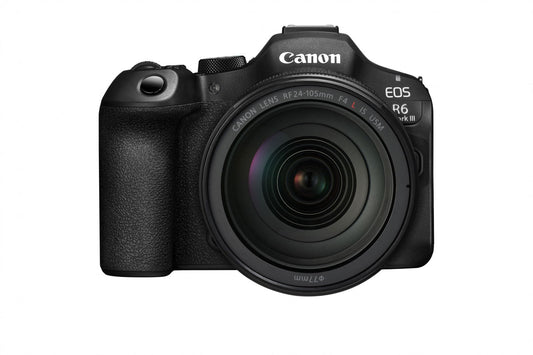 Aparat foto Canon EOS cu obiectiv RF montat