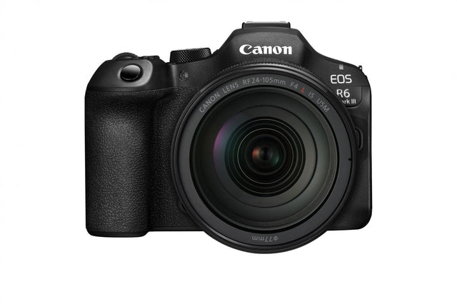 Aparat foto Canon EOS cu obiectiv RF montat