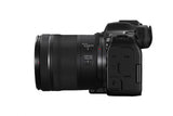 Aparat foto Canon EOS R6 Mark III cu obiectiv, vedere laterală
