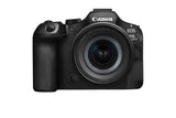 Aparat foto Canon EOS R6 Mark III cu obiectiv, vedere frontală