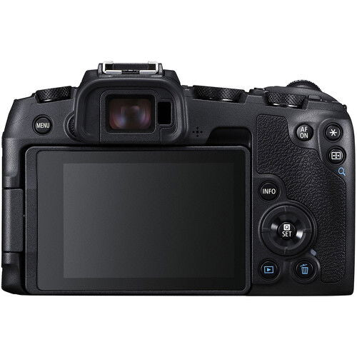 Aparat foto Canon EOS RP, ecran LCD, butoane, vedere din spate