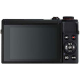 PowerShot G7 X Mark III compact camera back view with LCD screen and buttons