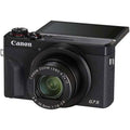 Canon PowerShot G7 X Mark III digital camera with lens and top controls, black