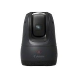 Black camera dock with centered lens window and small status light