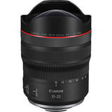 RF 10-20mm f/4 L IS STM lens full view, zoom scale numbers on barrel