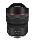 RF 10-20mm f/4 L IS STM lens, textured barrel, red accent ring